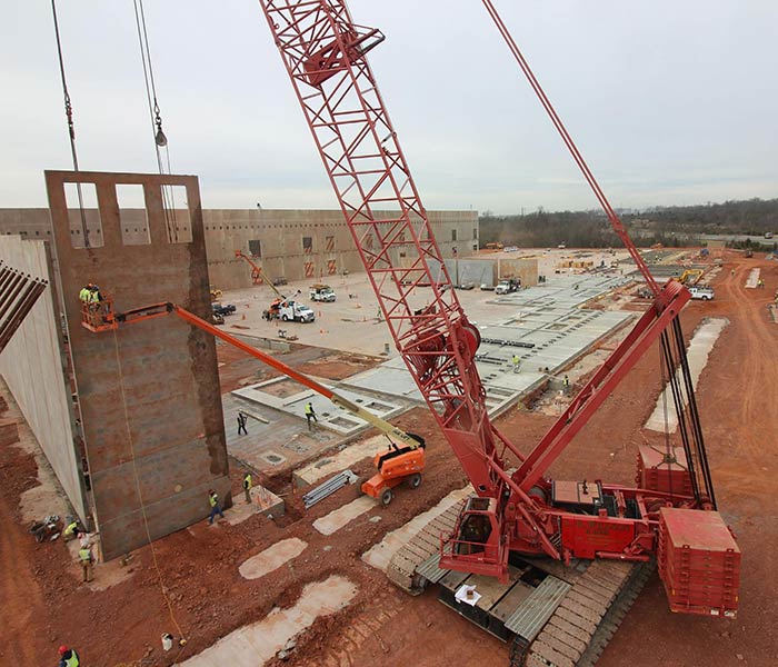 Crane at a Construction Site in Gambrills, MD